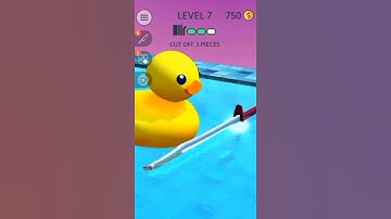 ASMR Slicing #Android #iOs Level 7 Rich Gamer #Gameplay #Shorts #Cartoon #iOsgame #Viral #Shotcut