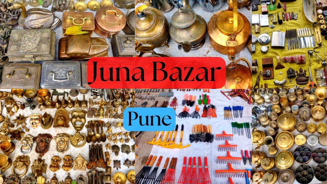 Juna Bazar Pune Cheapest Market for Shopping Juna Bazar Gym Dumbell