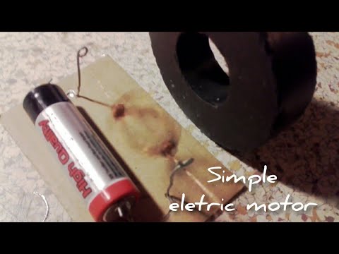 Video: Ako Vyrobiť Najjednoduchší Elektromotor