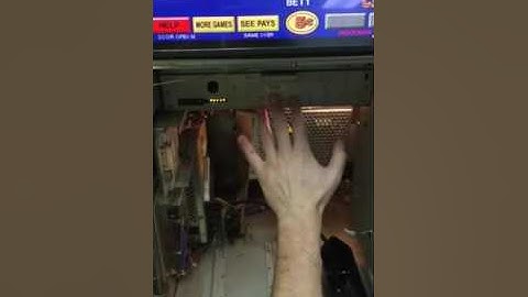 Poker machine setup- IGT Gameking