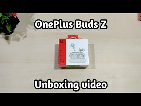 OnePlus buds Z (Gray) unboxing video🎥