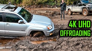 Offroading 1HOUR compilation of 4th gen 4runners with rock music  Built not bought