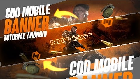 COD Mobile banner tutorial on android | Gaming youtube banner tutorial | *ENG SUBTITLE* | PSCC