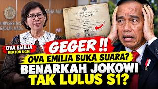GEGER !! REKTOR UGM BUKA SUARA, JOKOWI TAK LULUS S1 HANYA SARJANA MUDA, IJAZAH TERBUKTI PALSU?