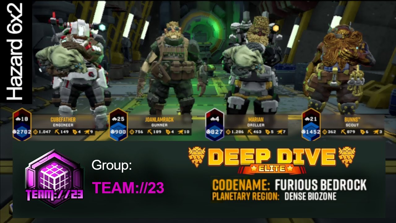 Elite Deep Dive - Furious Bedrock - Hazard 6x2 80 Nitra - Gunner Gameplay - Not No Commentary