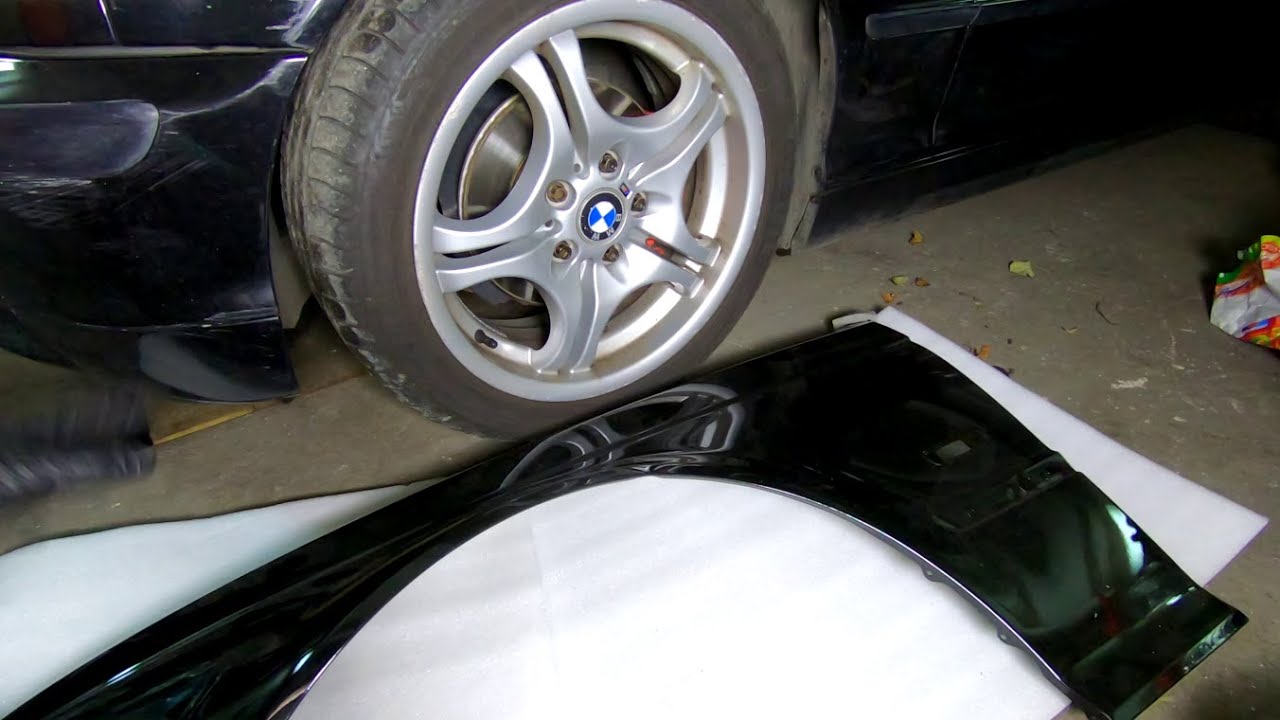 BMW E46 Wymiana błotnika przedniego YouTube