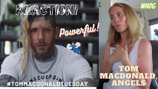 REACTION! Tom MacDonald, Angels OFFICIAL VIDEO #TomMacDonaldTuesday #TomMacDonaldReactions