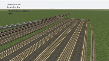 Train Simulator 2016 Building the North Eastern Mainline (NEML) Part 1.