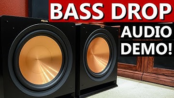 Klipsch R-115SW Subwoofers | Bass Drop Demo