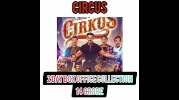 circus movie 2 day Box office collection|circus collection|#shorts #ytshorts