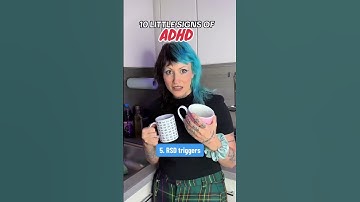 Thumbnail of 10 little signs of ADHD #adhd #adhdbrain #neurodivergent