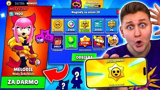 ODBLOKOWAŁEM "MELODIE" ZA DARMO i stało się TO!😯 *LEGENDA i 2 NOWYCH ZADYMIARZY!* (Brawl Stars)