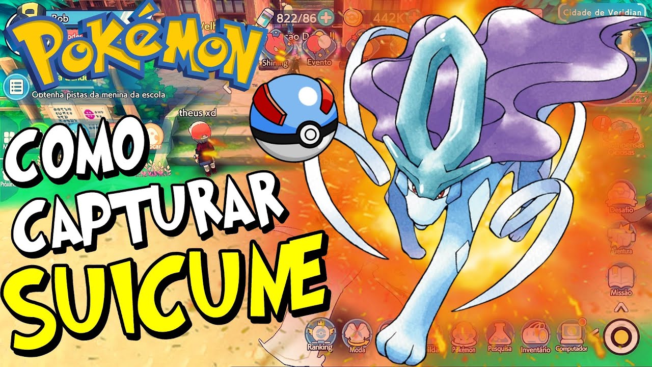 COMO OBTER O POKÉMON LENDÁRIO SUICUNE EM MUNDOS ELEMENTAIS 