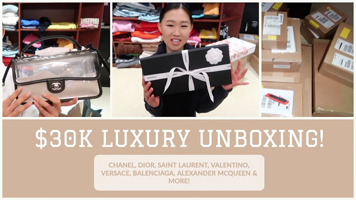 $30K DESIGNER FASHION UNBOXING HAUL: CHANEL, DIOR, SAINT LAURENT, VALENTINO, BALENCIAGA | JAIME XIE