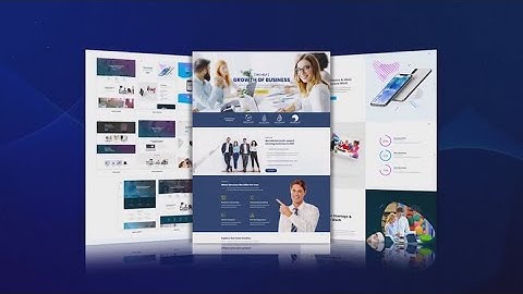 Clean Website Promo - After Effects Free Template