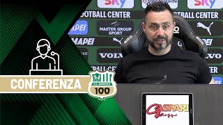 Mister De Zerbi prima di Genoa-Sassuolo