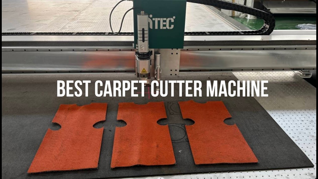 Best carpet cutter CNC carpet cutting machine application YouTube