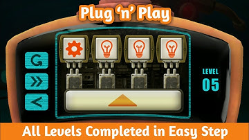 Plug n Play Level-1,2,3,4,5 Complete in Easy Step | Puzzle Room | Tiny Robots Recharged Gameplay