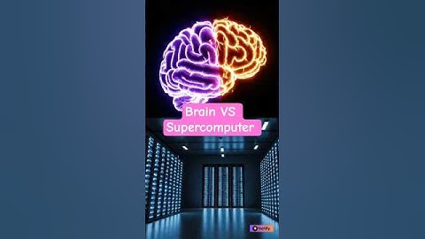 Is Your Brain Smarter Than a Supercomputer? #scienceshorts