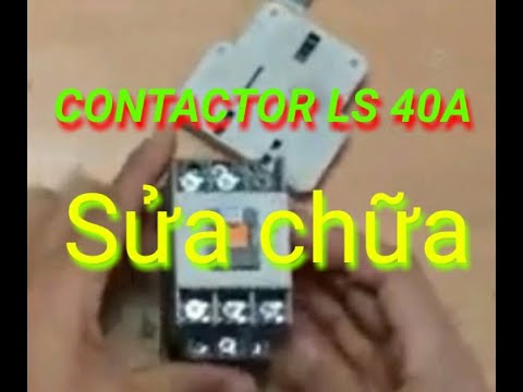Video Cách tháo lắp và vệ sinh contactor LS 40A | Vlog cuộc... - youtube