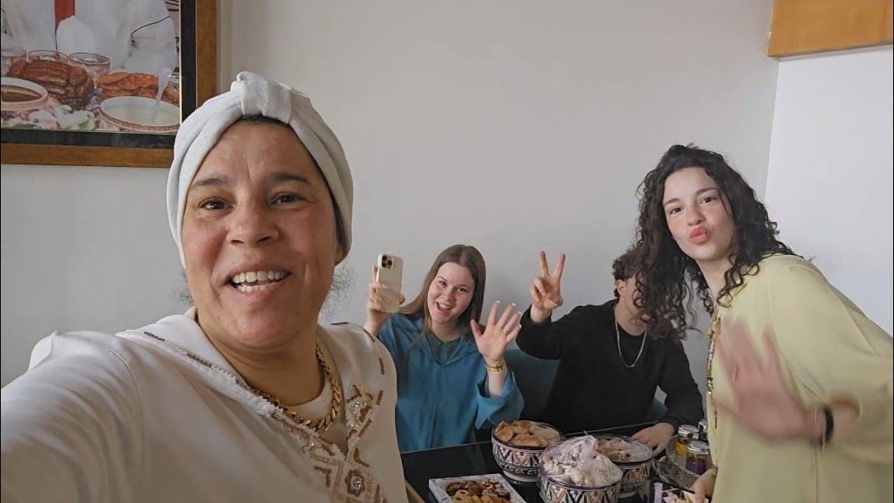 4K 🥳😍❤️ اجواء عيد الفطر معا العائلة ديالي