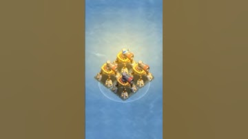 How many lighting spells can destroyed max air sweeper in coc.#coc#clashofclans#shorts#shortvideo