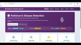 Full Parkinson's Disease Detection Using Machine Learning | Python AI Machine Learning Project Update
