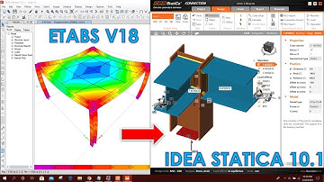 Etabs to Idea Statica | Steel Connection design | BIM