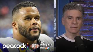 Things ‘moving toward’ Aaron Donald returning to Los Angeles Rams | Pro Football Talk | NFL on NBC