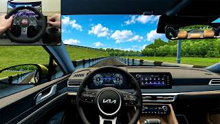 City Car Driving | Kia K5 GT-Line Real Driving - Steering Wheel GamePlay