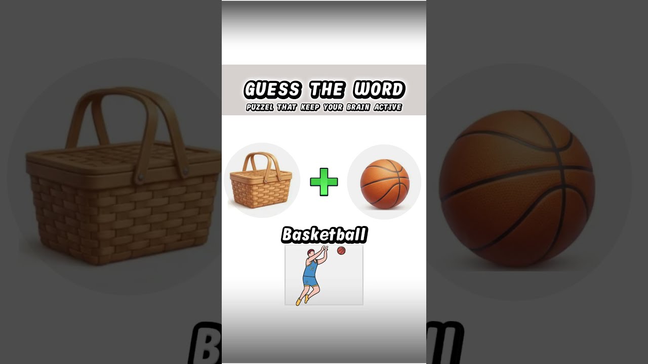🧠 Guess the Word by Pictures! Only 1% Can Get 5/5 🤯 #shorts