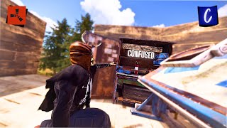 STUMBLING upon a RAIDED base that had EXACTLY what i need - SOLO VANILLA RUST #10 S1