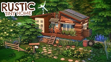 Rustic Tiny Home // The Sims 4 Speed Build