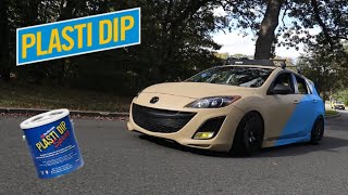 Plasti Dipping A Car ( Our First Time )