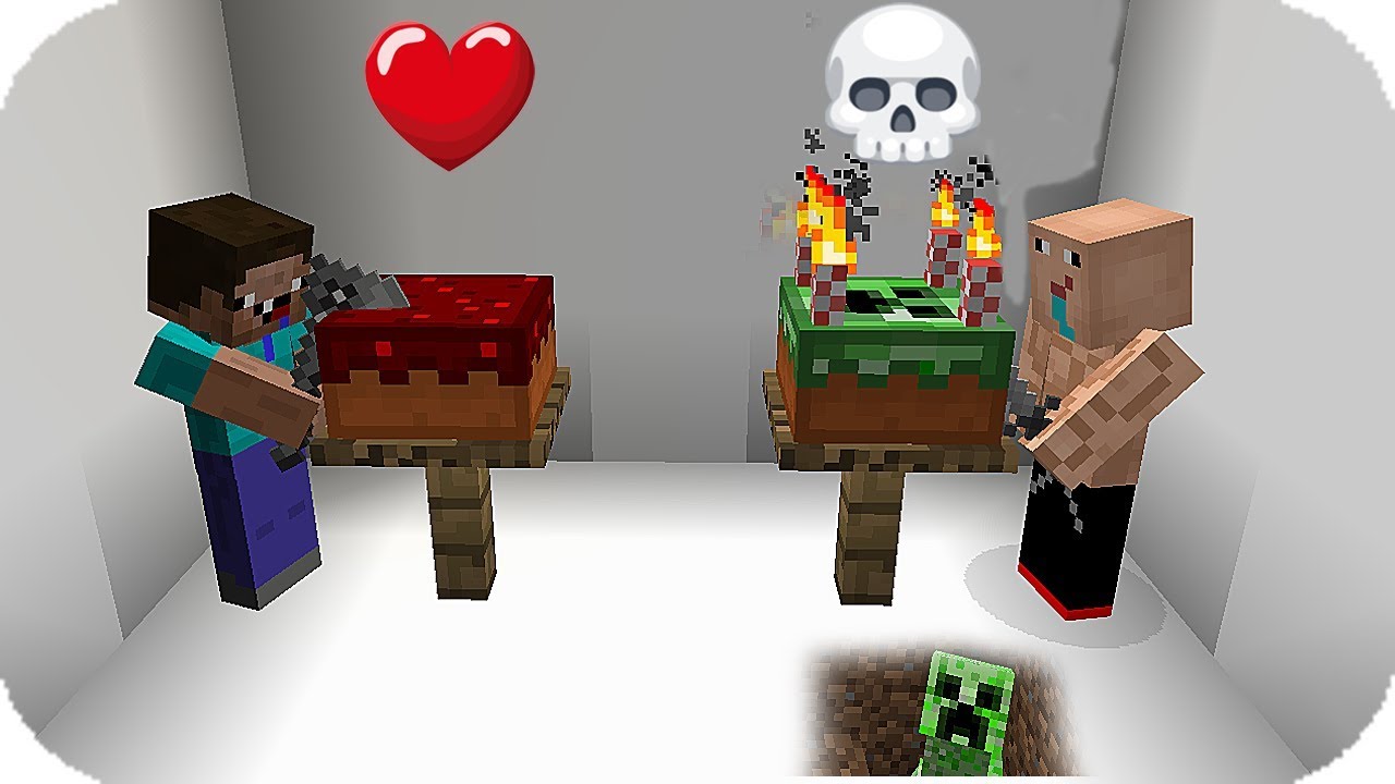 NO ELIJAS EL PASTEL EQUIVOCADO TRAMPAS DULCES MINECRAFT TROLL
