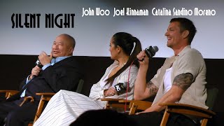 Silent Night filmmaker John Woo and actors Joel Kinnaman and Catalina Sandino Moreno Interview