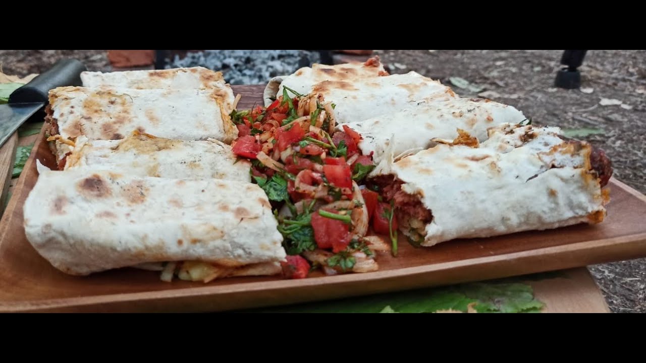 Doğada Adana Kebap - Adana Wrap - ASMR - Cooking in the Nature - YouTube