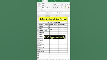 OMG ये कैसा excel tricks Hai ?? 😍😍 #Shorts #excel