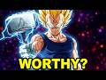 Can Vegeta Lift Thor's Hammer? The Worthiness Test