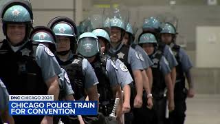 Chicago Police Department showcases protest training ahead of Democratic National Convention