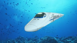 القطارات الصينية تحت الماء ... الصين تفاجئ العالم مجددا