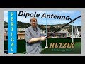 Vertical Dipole Antenna with Spiderbeam 12mHD mast