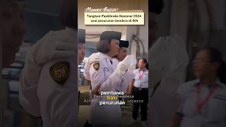 Tangisan pembawa baki Paskibraka 2024 usai upacara penurunan bendera di IKN #paskibraka2024 #ikn