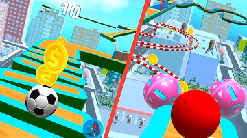 Sky Rolling Ball 3D - All Levels 59-60, SpeedRun Gameplay, Android IOS, Amaizing Ball Game