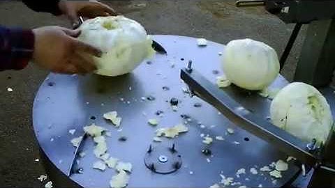 Cabbage destalker decorer (Semi-automatic)