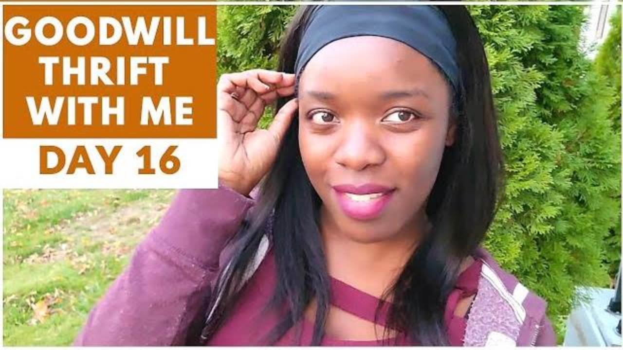 COME THRIFT WITH ME AT GOODWILL | THRIFT HAUL | VLOGTOBER DAY 16 - YouTube