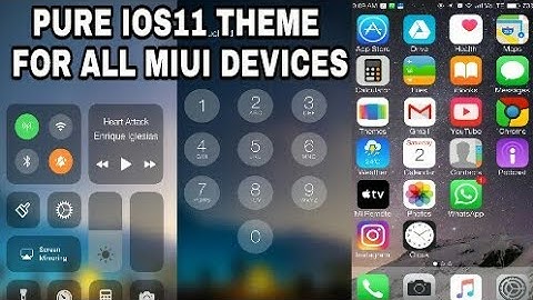 Pure iOS 11 THEME for all miui devices