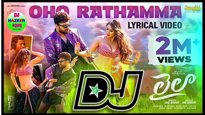 Oho Rathamma Dj Song || New Movie Laila ||💫 Plz use Headphones Best Quality Sound 💥Dj Nazeer Smiley🔥