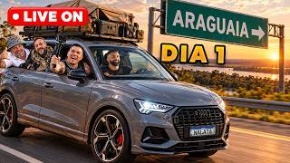 🔴 IRL - COMEÇOU A EXPEDIÇÃO ARAGUAIA! +22h DE ESTRADA AO VIVO | DIA 1