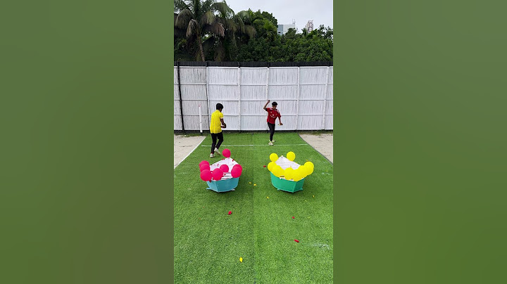 Who will pop the all ballon first ??